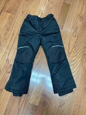 Kids Swiss Tech Ski Snow Pants Black Size Small 6/6X Winter Wear Unisex